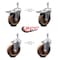 Service Caster 5 Inch High Temp Glass Filled Nylon 10mm Stem Caster Total Lock Brakes SCC, 2PK SCC-TSTTL20S514-GFNSHT-M1015-2-S-2 - alternate 1
